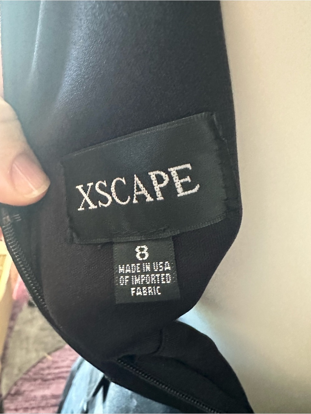 XSCAPE Black Fit & Flare Cocktail Dress - Picture 11 of 13